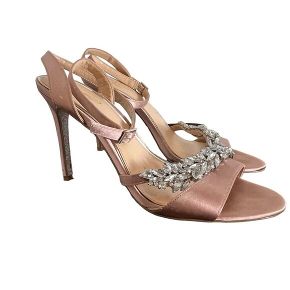 Jewel by Badgley Mischka Women's Merida Heeled Sandal Rose Size 8 M - Picture 3 of 13